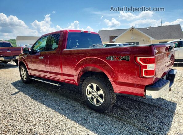 1FTFX1EG0JFA77709 2018 FORD F150 Темно-бордовый Задняя левая четверть