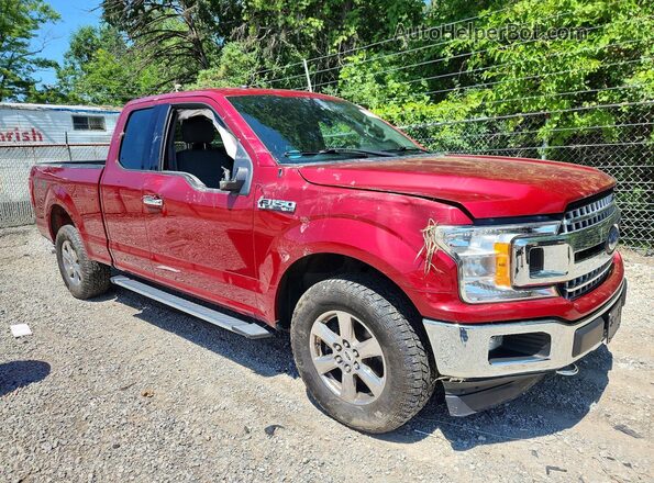 1FTFX1EG0JFA77709 2018 FORD F150 Темно-бордовый Передняя правая четверть