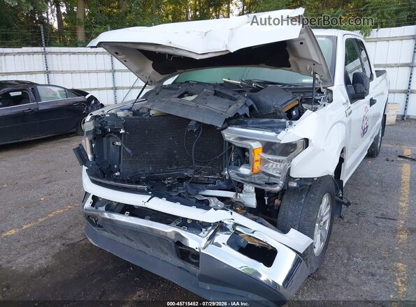 1FTFX1EG0JFE10927 2018 FORD F150 White ხელსაწყოთა პანელის ხედი