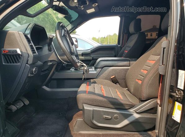 1FTFX1EG2HFB91026 2017 FORD F150 Black Vista interior delantera