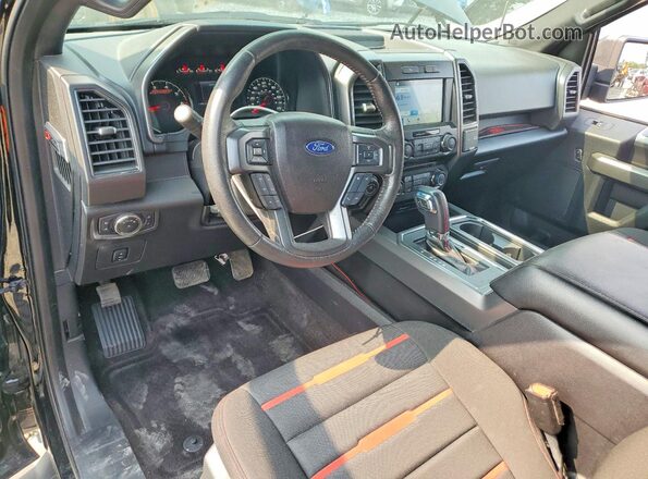 1FTFX1EG2HFB91026 2017 FORD F150 Black Vista del salpicadero