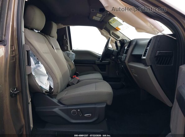 1FTFX1EG2HFC86282 2017 FORD F150 Dark Brown Вид салону спереду