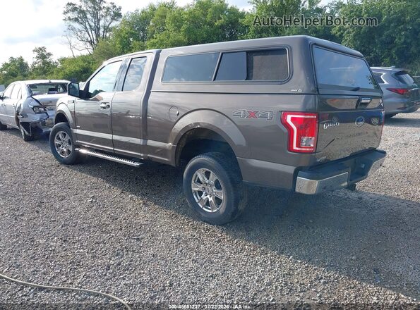 1FTFX1EG2HFC86282 2017 FORD F150 Dark Brown Задня ліва чверть