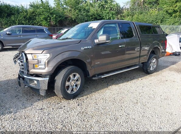 1FTFX1EG2HFC86282 2017 FORD F150 Dark Brown Передня ліва чверть