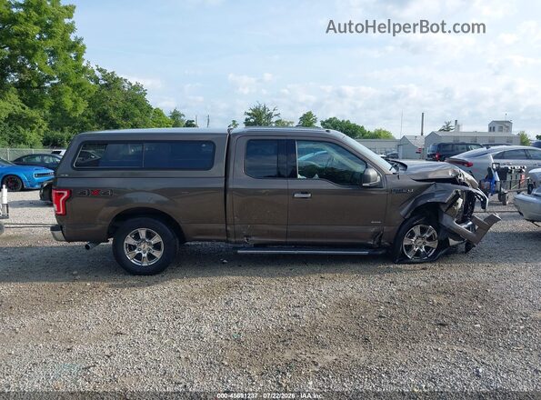 1FTFX1EG2HFC86282 2017 FORD F150 Dark Brown Панорамний вид салону 360°