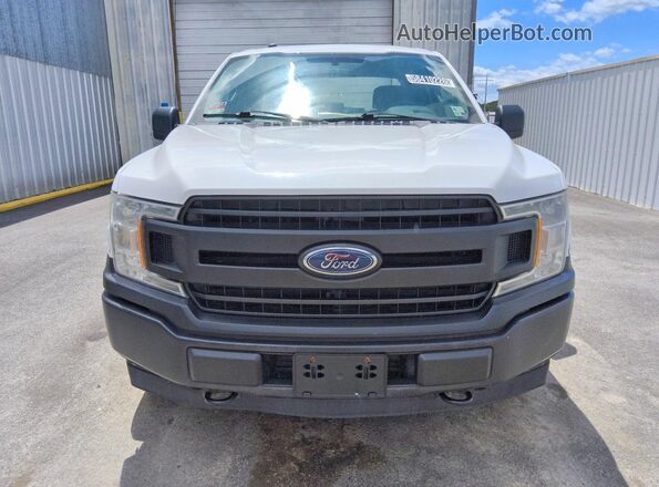 1FTFX1EG2JKC27343 2018 FORD F150 White Front view