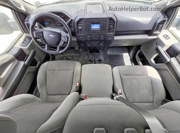 1FTFX1EG2JKC27343 2018 FORD F150 White Dashboard view