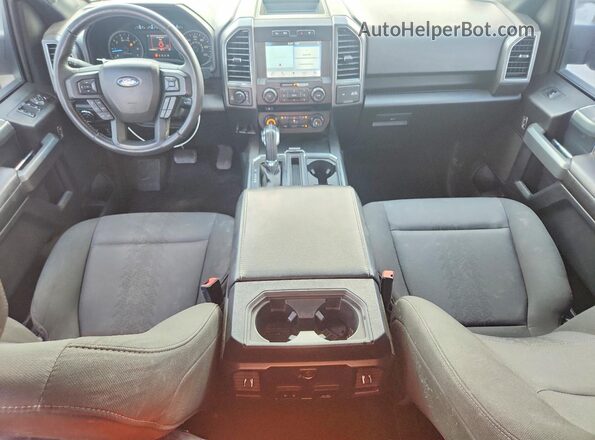 1FTFX1EG2JKC72315 2018 FORD F150 White Widok deski rozdzielczej