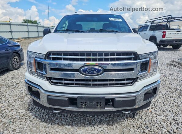 1FTFX1EG3JKC34236 2018 FORD F150 White Դիմացի տեսք