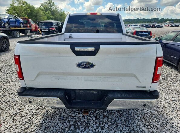 1FTFX1EG3JKC34236 2018 FORD F150 White Հետևի տեսք