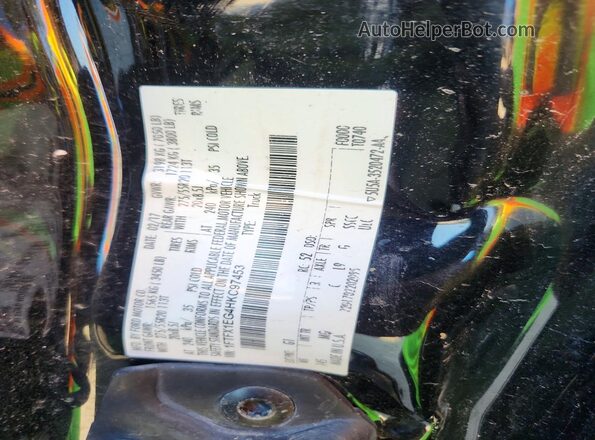 1FTFX1EG4HKC97453 2017 FORD F150 Black Vista del compartimento del motor