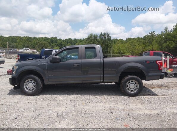 1FTFX1EG5GFD58171 2016 FORD F150 Gray Սալոնի հետևի տեսք