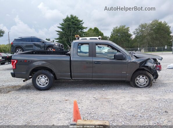 1FTFX1EG5GFD58171 2016 FORD F150 Gray Սարքավորումների վահանակի տեսք