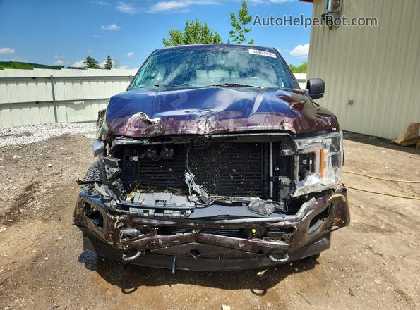 1FTFX1EG7JKC27256 2018 FORD F150 Purple Front view