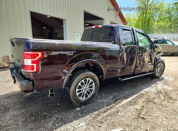 1FTFX1EG7JKC27256 2018 FORD F150 Purple Rear right