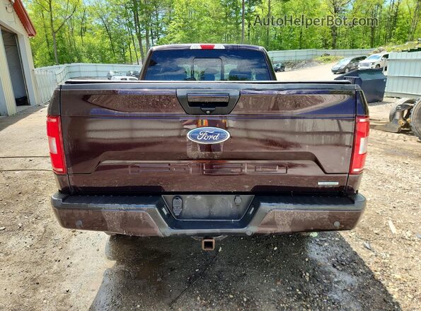 1FTFX1EG7JKC27256 2018 FORD F150 Purple Rear view