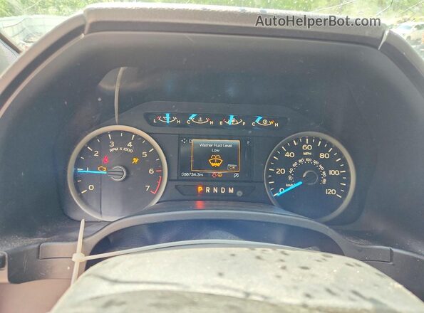 1FTFX1EG7JKC27256 2018 FORD F150 Purple Instrument cluster view