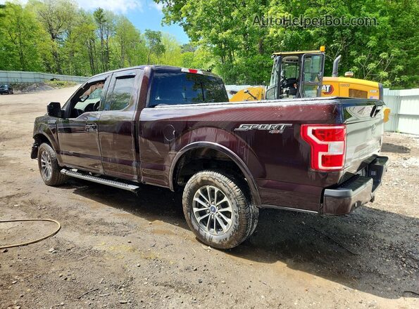 1FTFX1EG7JKC27256 2018 FORD F150 Purple Rear left