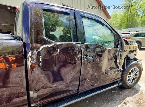 1FTFX1EG7JKC27256 2018 FORD F150 Purple Rear seats view