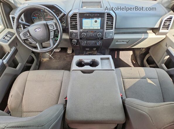 1FTFX1EG8GFB48955 2016 FORD F150 Зеленый Вид панели приборов
