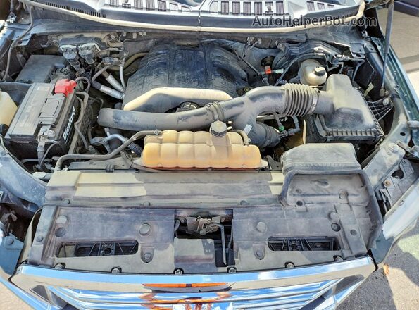 1FTFX1EG8GFB48955 2016 FORD F150 Зеленый Вид задней части салона