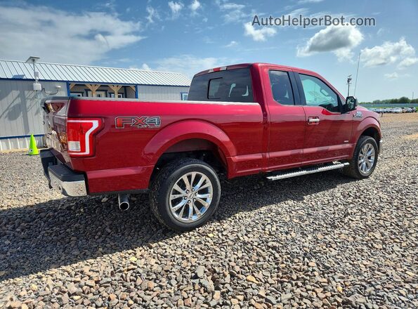 1FTFX1EG9GKF49230 2016 FORD F150 Red Задня права чверть
