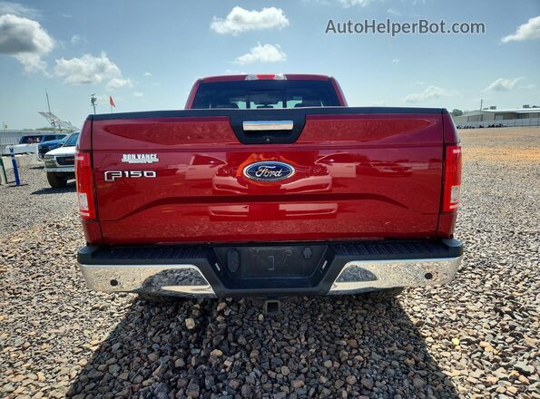1FTFX1EG9GKF49230 2016 FORD F150 Red Вид ззаду