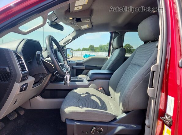 1FTFX1EG9GKF49230 2016 FORD F150 Red Вид салону спереду