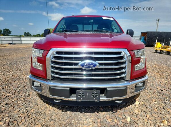 1FTFX1EG9GKF49230 2016 FORD F150 Red Вид спереду
