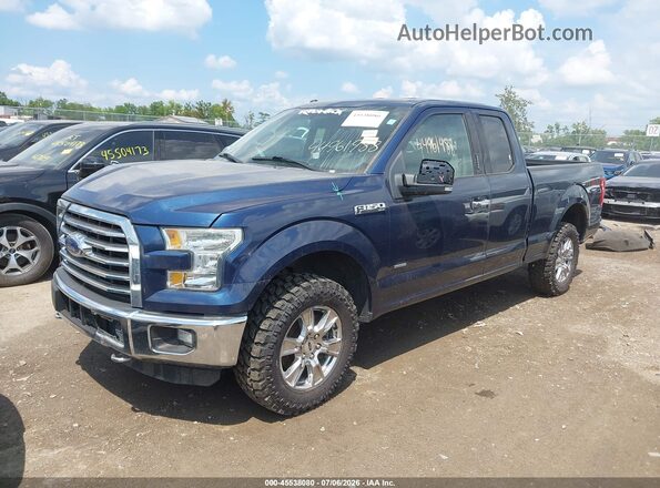 1FTFX1EGXGFA20636 2016 FORD F150 Blue Vista tres cuartos delantera izquierda