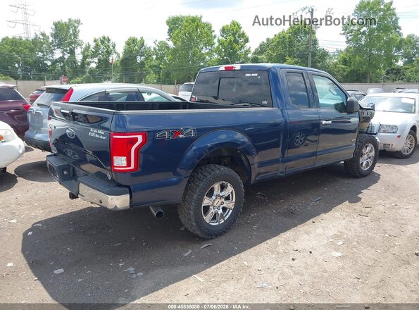 1FTFX1EGXGFA20636 2016 FORD F150 Blue Trasero derecho