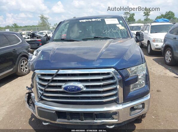 1FTFX1EGXGFA20636 2016 FORD F150 Blue Vista interior trasera