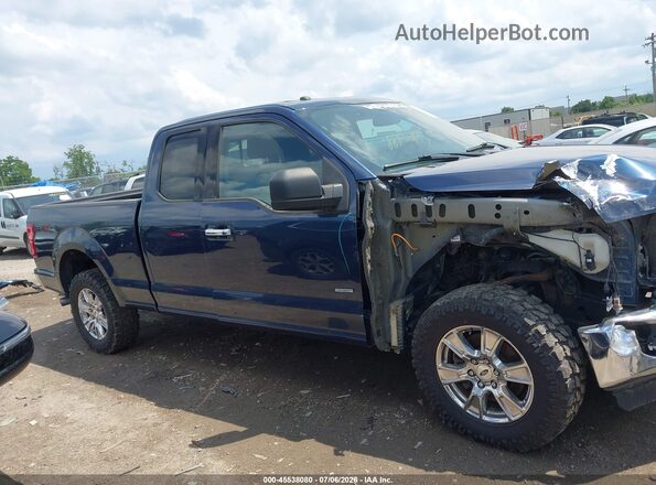 1FTFX1EGXGFA20636 2016 FORD F150 Blue Vista interior de 360 grados
