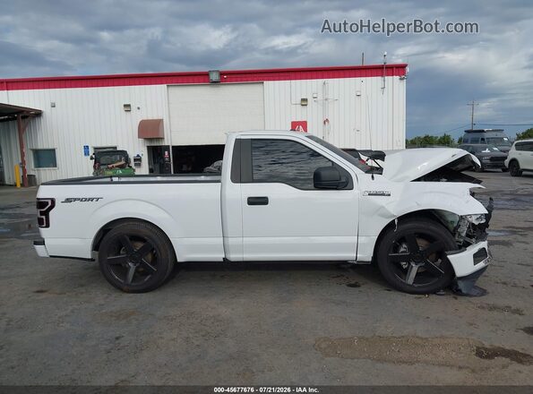 1FTMF1C50KKC78207 2019 FORD F150 White Панорамний вид салону 360°