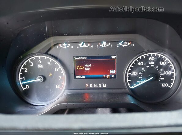 1FTMF1C51NKE50703 2022 FORD F150 Blue უკანა სავარძლების ხედი