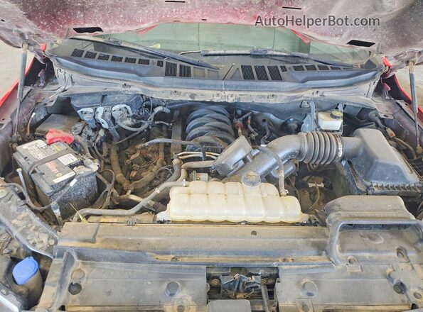 1FTMF1C52PKD83922 2023 FORD F150 Red Rear interior view