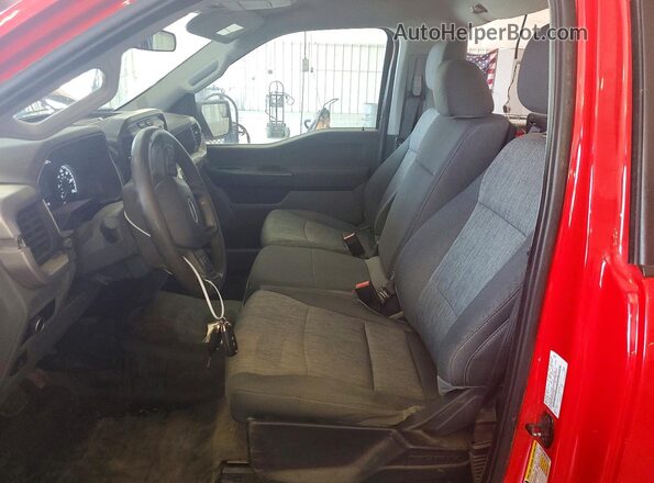 1FTMF1C52PKD83922 2023 FORD F150 Red Front interior view