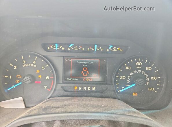 1FTMF1C53JKC18694 2018 FORD F150 White Вид щитка приладів