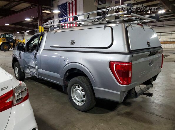 1FTMF1C54NKD25162 2022 FORD F150 Silver Rear left