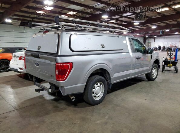 1FTMF1C54NKD25162 2022 FORD F150 Silver Rear right
