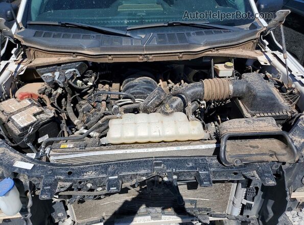 1FTMF1C54PKE86596 2023 FORD F150 White Rear interior view