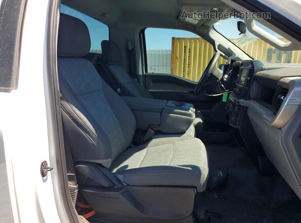 1FTMF1C54PKE86596 2023 FORD F150 White Rear seats view