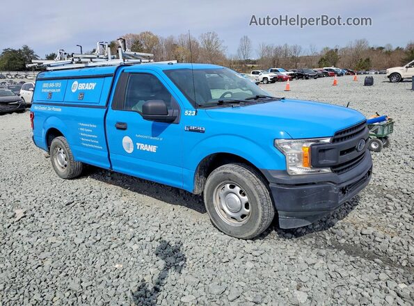 1FTMF1C59KKC24730 2019 FORD F150 Blue Przód prawy