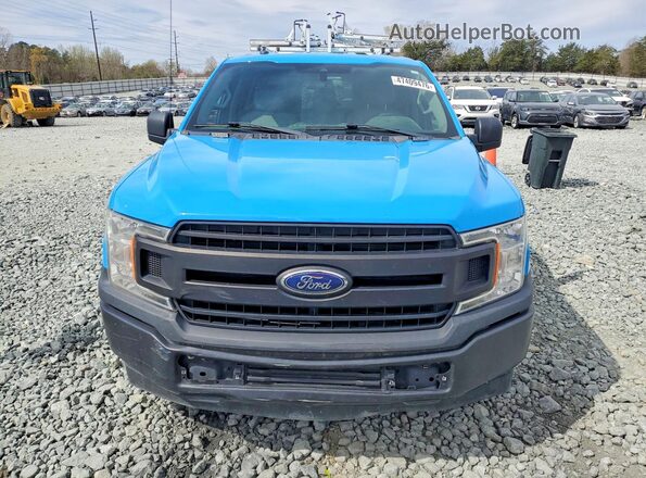 1FTMF1C59KKC24730 2019 FORD F150 Blue Widok z przodu