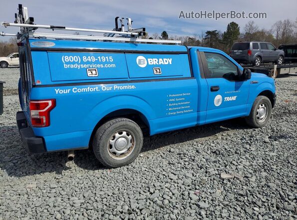 1FTMF1C59KKC24730 2019 FORD F150 Blue Tył prawy