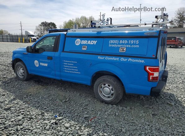 1FTMF1C59KKC24730 2019 FORD F150 Blue Tył lewy
