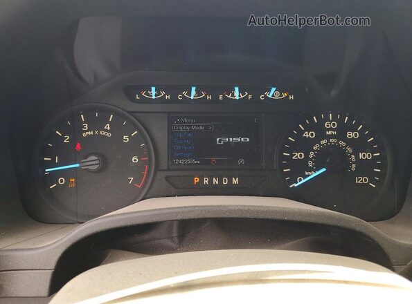 1FTMF1C59KKC24730 2019 FORD F150 Blue Widok zestawu wskaźników