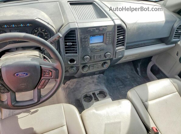 1FTMF1C59KKC24730 2019 FORD F150 Blue Widok deski rozdzielczej