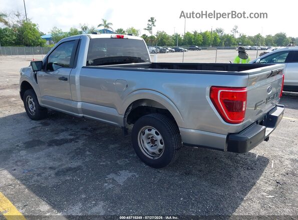 1FTMF1C5XMKF13392 2021 FORD F150 Silver Tył lewy