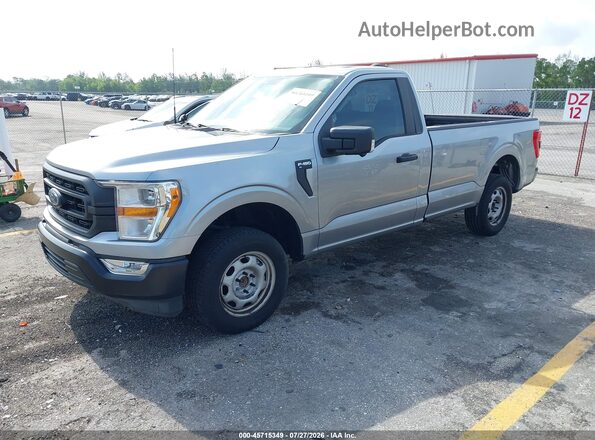 1FTMF1C5XMKF13392 2021 FORD F150 Silver Przód lewy